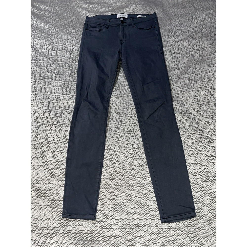 Frame Denim Le Skinny de Jeanne Squid Ink Color Womens Size 29